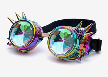 Goggles met spikes festival bril