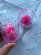 2 Roze beautyblender mini Make-up Sponzen - 2 Stuks Nieuw, Gehele gezicht, Nieuw, Ophalen of Verzenden, Roze