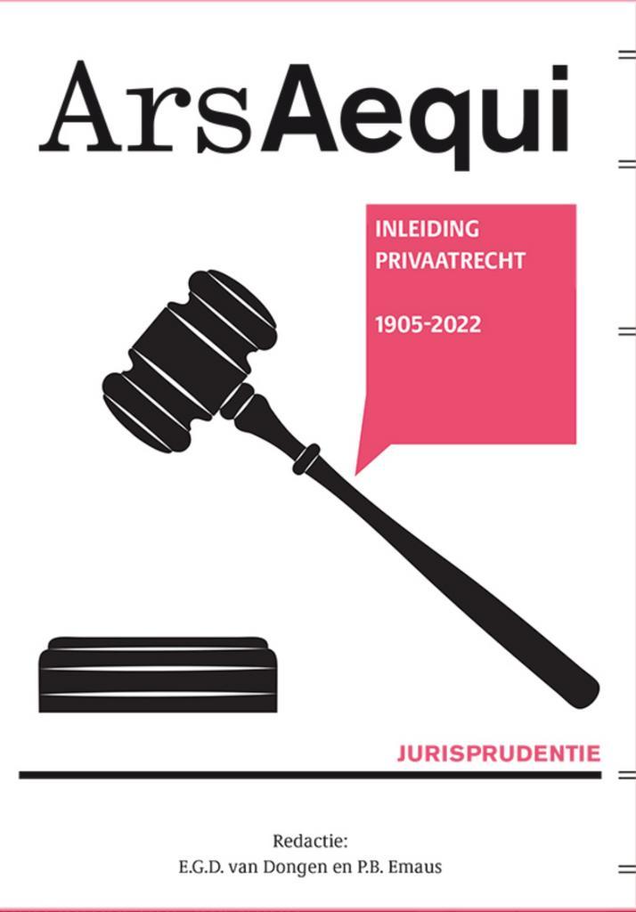 Jurisprudentie Inleiding privaatrecht 1905-2022, Boeken, Wetenschap, Nieuw, Sociale wetenschap, Ophalen of Verzenden