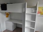 Ikea hoogslaper met bureau en kast (zonder matras), Ophalen, Gebruikt, Hoogslaper