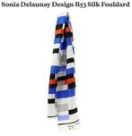 Sonia Delaunay 100% zijde sjaal Design B53, Ophalen of Verzenden