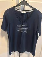 HV polo shirt mt 42, Blauw, Maat 42/44 (L), Ophalen of Verzenden, Zo goed als nieuw