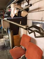 Brons kleurig + 40 ringen gordijn stang, Huis en Inrichting, Stoffering | Gordijnen en Lamellen, Ophalen, Gebruikt, 200 cm of meer