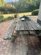 Houten Picknicktafel, Ophalen, Gebruikt, Rechthoekig, Hout