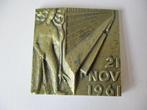 Joop Hekman brons bronzen plaquette Coolsingel Rotterdam, Antiek en Kunst, Ophalen of Verzenden