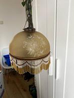 vintage hanglamp, Huis en Inrichting, Lampen | Hanglampen, Glas, Zo goed als nieuw, Ophalen