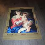 Borduurlinnen met Madone - Murillo - Royal Paris 176 71, Hobby en Vrije tijd, Ophalen, Zo goed als nieuw, Haken, Patroon of Boek