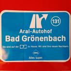 Grote sticker autosnelweg Duitsland Aral benzinestation Bad, Ophalen of Verzenden, Zo goed als nieuw