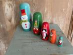 Matroesjka / baboesjka poppetjes. Kerstmis thema., Ophalen, Zo goed als nieuw