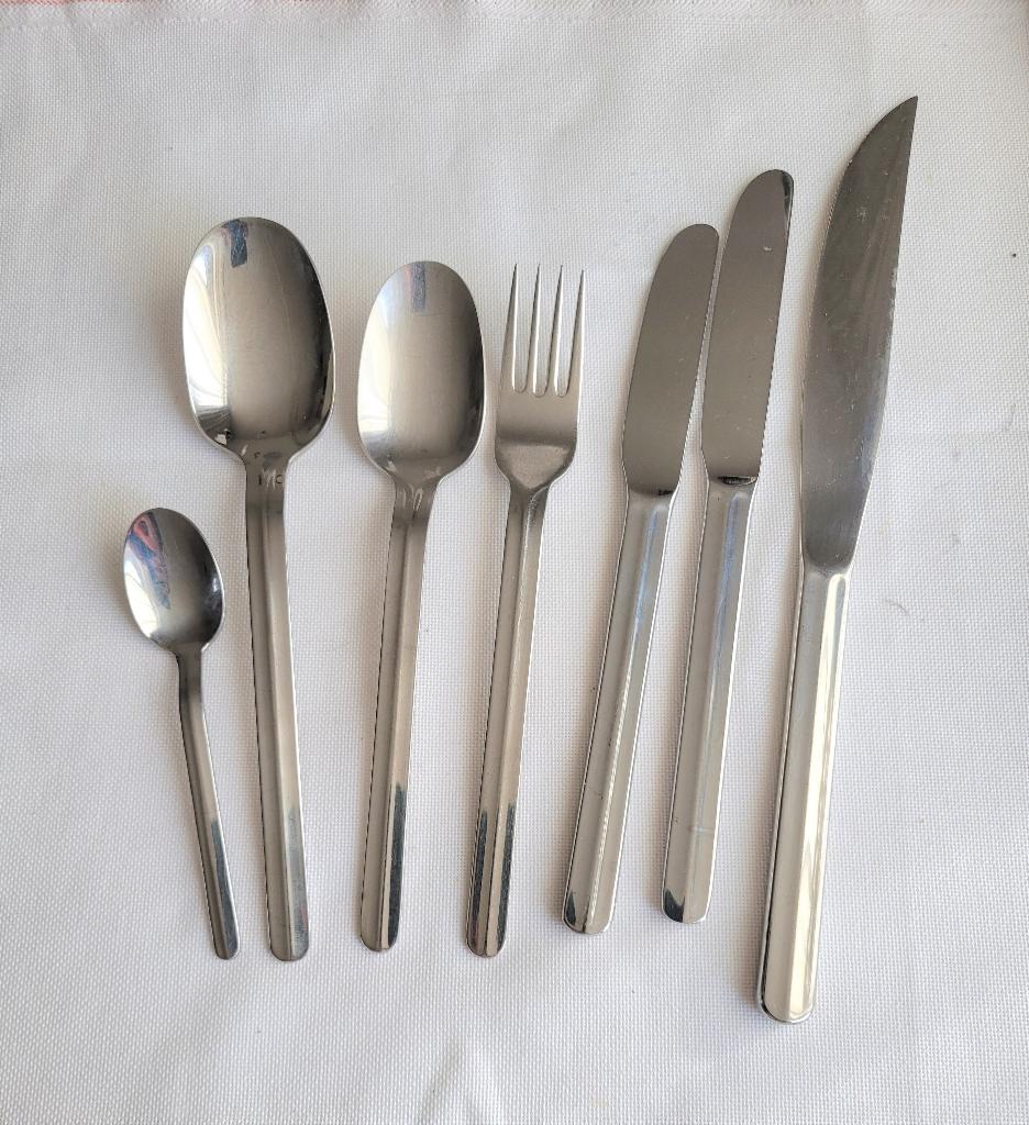 Bestekaanvulling Palermo Inox, Ophalen of Verzenden, Zo goed als nieuw, Rvs of Chroom, Vaatwasserbestendig