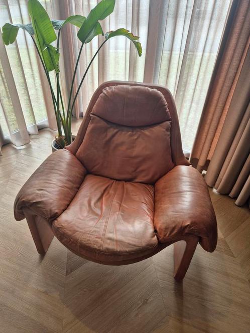 Vintage, Design Lounche Stoel Vittorio Introini model P60, Huis en Inrichting, Fauteuils, Zo goed als nieuw, Ophalen
