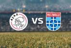 Ajax-Pec Zwolle 4x 425 rij 10 naast elkaar, Tickets en Kaartjes, Drie personen of meer, December