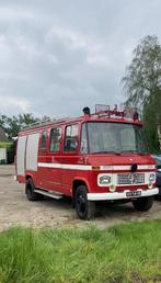 Mercedes 608D Brandweerwagen Camper - BTW & APK VRIJ, Brandblusser, Buscamper of Camperbus, Ladder, Mercedes-Benz