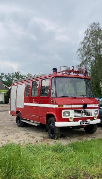 Mercedes 608D Brandweerwagen Camper - BTW & APK VRIJ