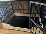 Hondenbench - Zwart - XL - 112x73x85 cm, Dieren en Toebehoren, Hondenbenches, Ophalen, Zo goed als nieuw
