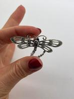 Z976 Prachtige zilveren broche libelle, 4 tot 7 cm, Ophalen of Verzenden, X, Zilver