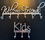 Rivièra Maison Kapstokken - Welcome Friends & Kids, Huis en Inrichting, Woonaccessoires | Kapstokken, Wandkapstok, Ophalen of Verzenden