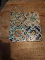 4 antieke tegels, Antiek en Kunst, Antiek | Wandborden en Tegels, Ophalen of Verzenden