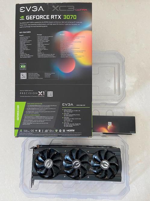 Goed Gebruikte SVGA NVIDIA RTX3070XC3 Ultra Gamng GPU kaart!, Computers en Software, Videokaarten, Zo goed als nieuw, Nvidia, PCI-Express 4.0