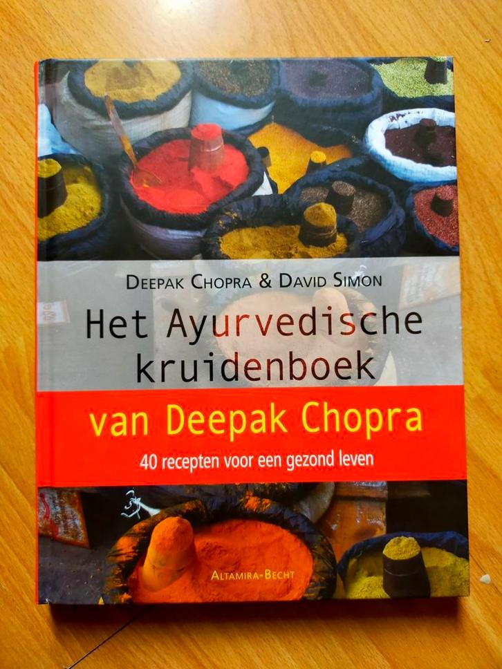 Het Ayurvedische Kruidenboek - Deepak Chopra & David Simon, Boeken, Gezondheid, Dieet en Voeding, Zo goed als nieuw, Kruiden en Alternatief