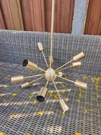 art deco hanglamp spoetnik goud 12 lichten QazQA nieuwstaat, Huis en Inrichting, Lampen | Hanglampen, Ophalen, Zo goed als nieuw