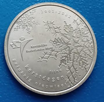 Penning 's Rijksmunt Kerst- en Nieuwjaarswens 2001-2002  beschikbaar voor biedingen