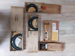 Micrometers 5 stuks Moore & Wright vintage, Doe-het-zelf en Verbouw, Meetapparatuur, Ophalen, Gebruikt