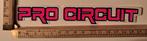 Vintage sticker Pro Circuit motor uitlaten crossmotor, Ophalen of Verzenden, Zo goed als nieuw
