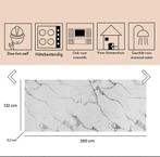 Plaat 120260cm marmer look, Ophalen, Nieuw