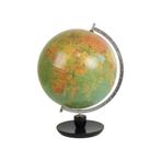 Vintage Wereldbol Eiken Basis Staatkundige Globe Jaren 70, Huis en Inrichting, Woonaccessoires | Wereldbollen, Ophalen of Verzenden