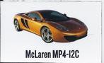 Km12 koelkastmagneetje mclaren mp4 - 12c, Ophalen of Verzenden, Zo goed als nieuw
