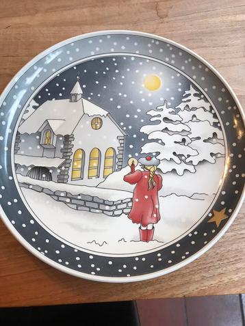 Kerst (wand) bord van Villeroy &Boch beschikbaar voor biedingen