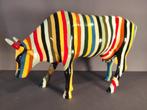 CowParade / Cow Parade Koe "Striped Cow" LARGE, Antiek en Kunst, Ophalen of Verzenden