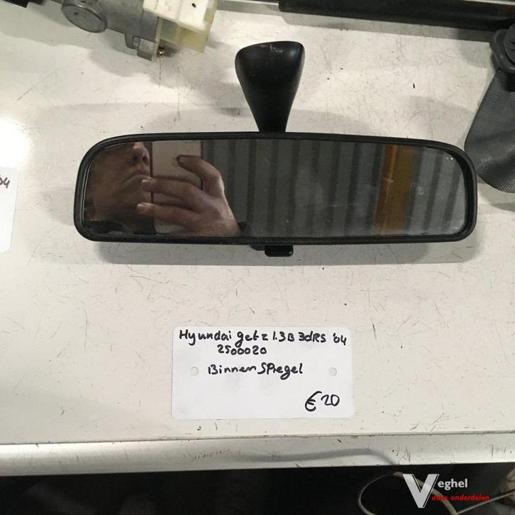 Hyundai Getz 1.3 B 3 drs 2003 Wagennr 2500020   Binnenspiege, Auto-onderdelen, Spiegels, Gebruikt, Ophalen of Verzenden