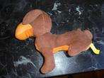 knuffelhond teckel nieuw, Ophalen of Verzenden, Nieuw, Hond