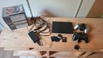 Ps2 met games, controllers en memory cards, Spelcomputers en Games, Spelcomputers | Sony PlayStation 2, Zwart, Met 2 controllers