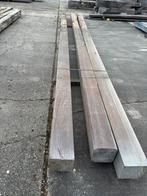 3 hardhouten 20x20 cm palen 7 meter lang, Tuin en Terras, Palen, Balken en Planken, Ophalen, Palen