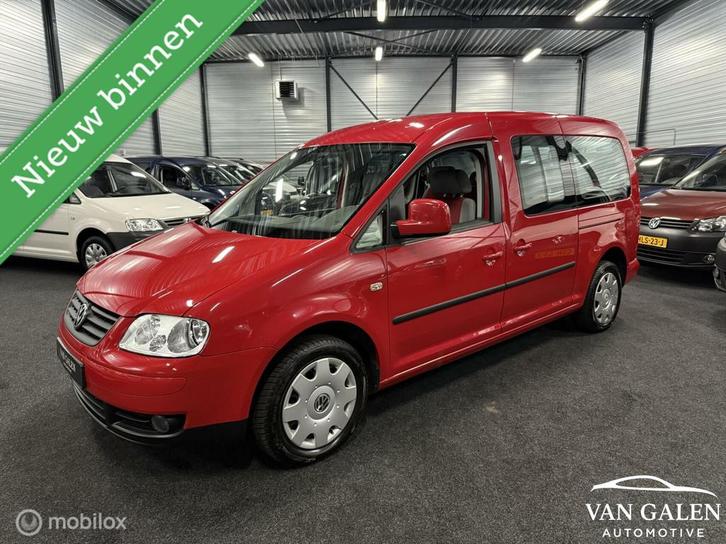 Volkswagen Caddy Maxi 1.6 Trendline 7p Cruise|Trekhaak|APK, Auto's, Volkswagen, Bedrijf, Te koop, Caddy Maxi, ABS, Airbags, Alarm