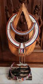 Afrikaanse Kralenketting Ketting Set Masai Maasai, Antiek en Kunst, Kunst | Niet-Westerse kunst, Ophalen of Verzenden