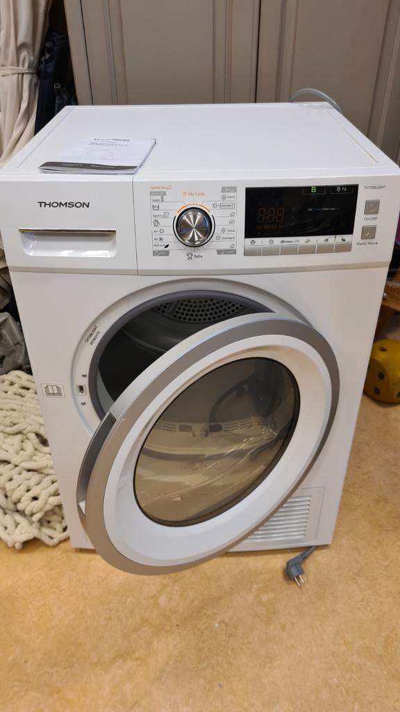 Thomas THTD8LIGHT Condensdroger - Goede Staat, Witgoed en Apparatuur, Wasmachines, Gebruikt, Voorlader, 6 tot 8 kg, Minder dan 85 cm