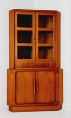 Dyrlund kast hoekkast teak deens danish vintage design, Ophalen, Gebruikt, 25 tot 50 cm