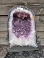 Intens Paarse Amethist Geode 14,08kg, Verzamelen, Mineralen en Fossielen, Ophalen of Verzenden, Mineraal