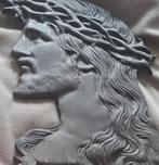 Bronzen Jezus hoofd, Antiek en Kunst, Antiek | Religie, Ophalen of Verzenden