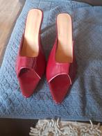 Elegante donkerrode dames slippers - maat 41, Ophalen of Verzenden, Nieuw, Rood, Slippers