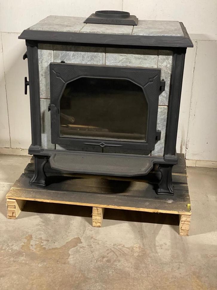 ZGAN Altech Vision speksteen houtkachel, Huis en Inrichting, Kachels, Zo goed als nieuw, Vrijstaand, Houtkachel, Hout, Ophalen