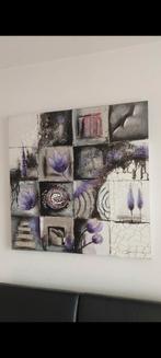 Wanddecoratie 1m x 1m, Ophalen, Zo goed als nieuw, Schilderij, 75 cm of meer