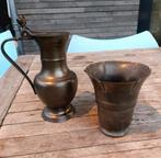 Tinnen beker en kannetje, Ophalen of Verzenden