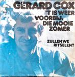 7"/SINGLE  GERARD COX - 'T Is Weer Voorbij Die Mooie Zomer, Cd's en Dvd's, Vinyl Singles, Ophalen of Verzenden, Gebruikt, Nederlandstalig