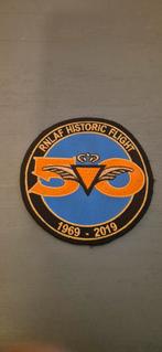 RNLAF Historic Flight 50 Jaar Embleem Patch, Ophalen of Verzenden, Luchtmacht, Nederland, Embleem of Badge