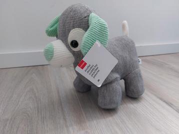 Nieuw! Knuffel Hema hond grijs groen L496 beschikbaar voor biedingen